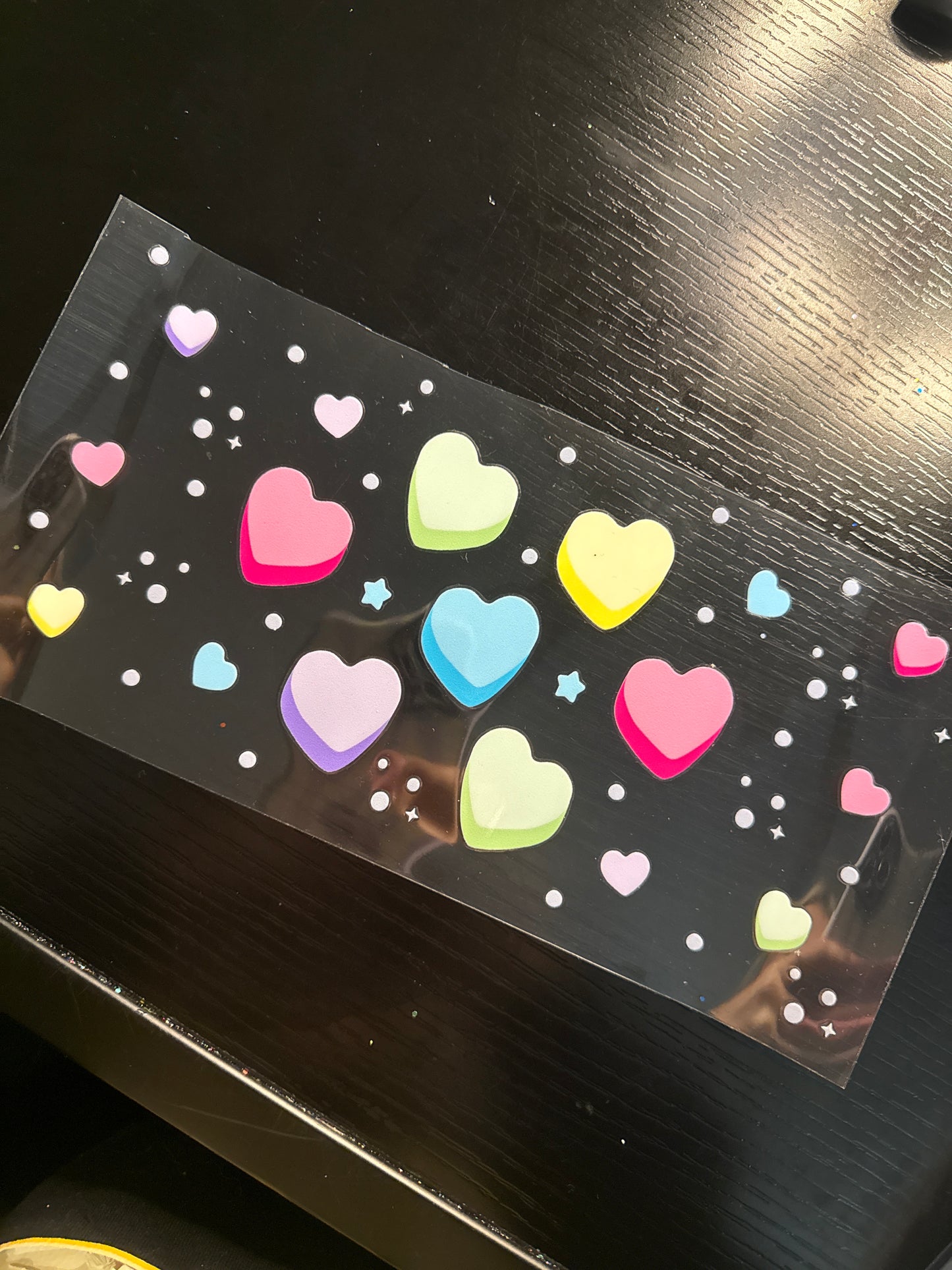 Rainbow hearts