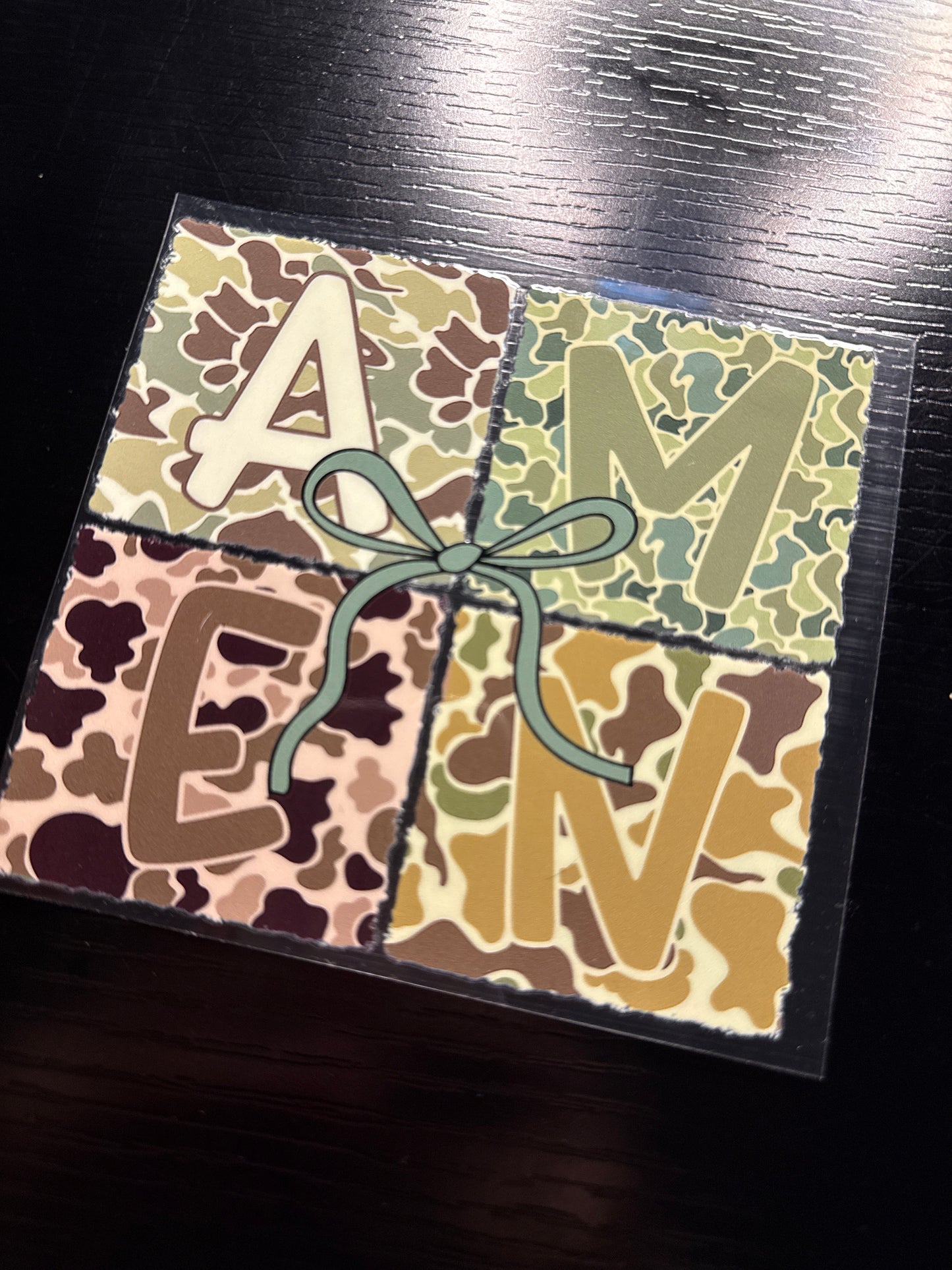 Camo amen