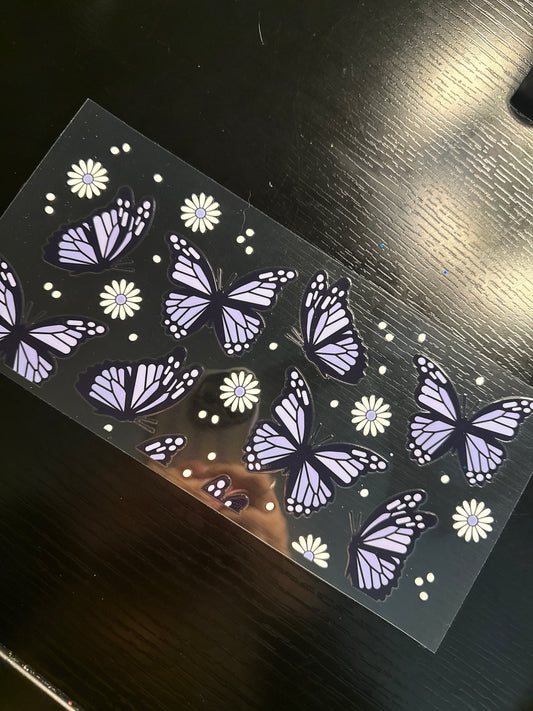 Purple butterflies