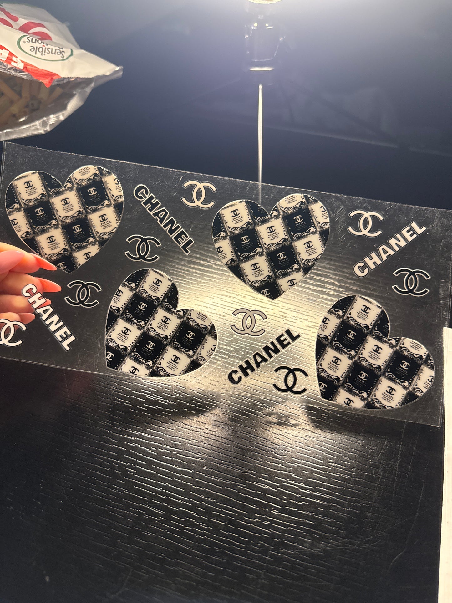 Chanel hearts