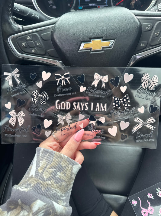 God says i am Wrap