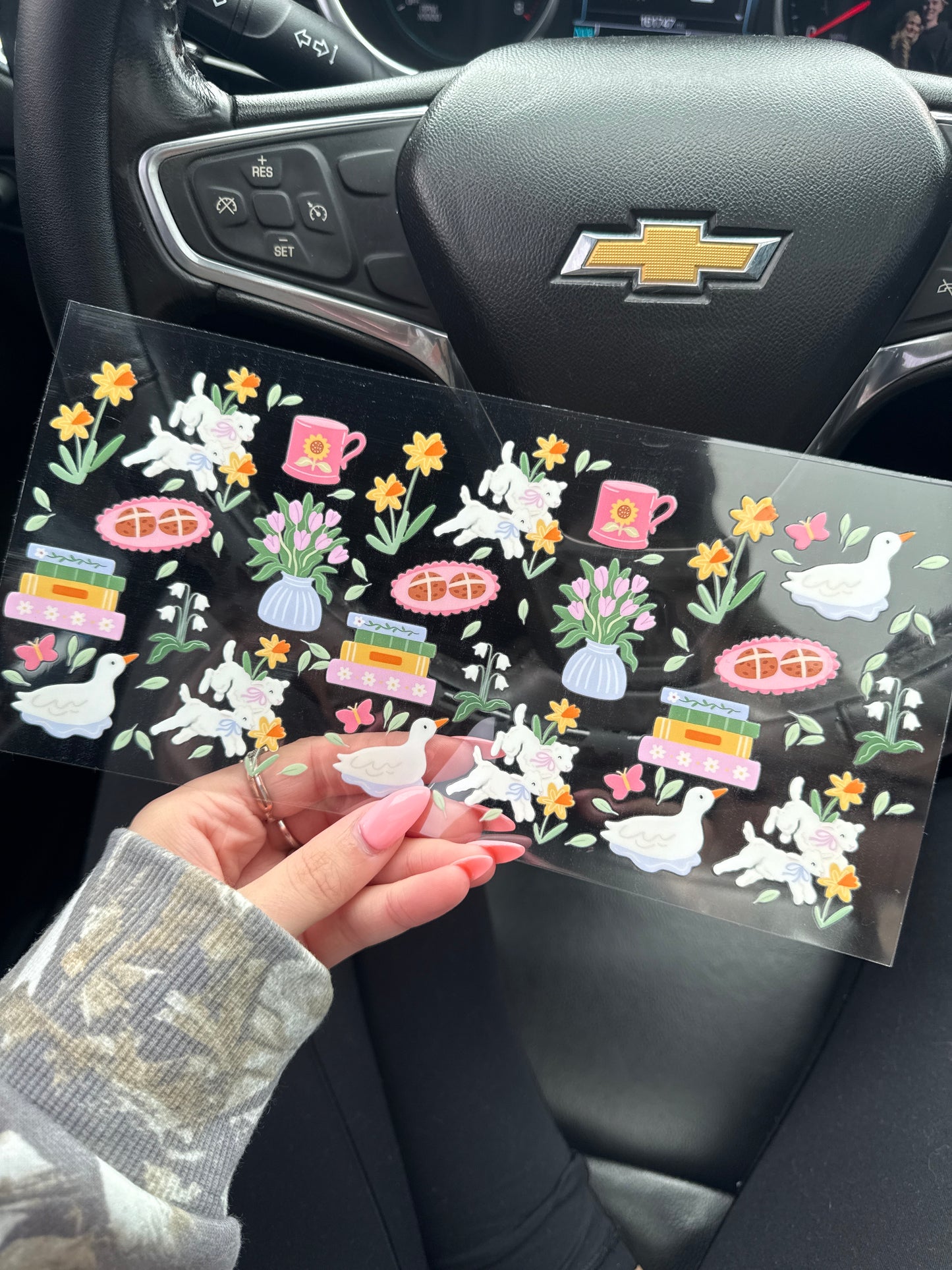 Goose X Flowers Wrap